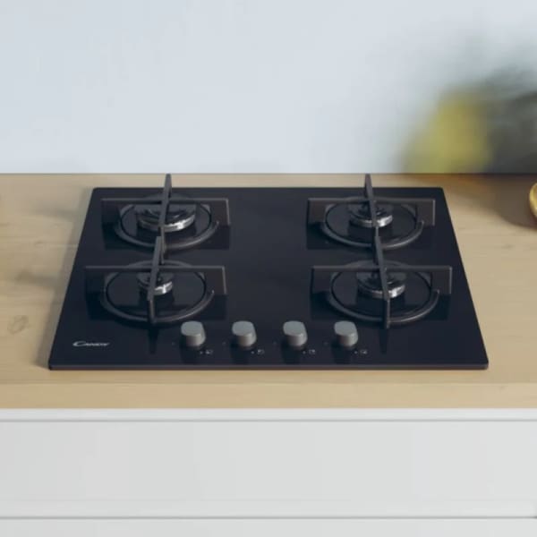 Plaque de Cuisson CANDY 4 Feux 60 cm Noir (CSG6B/4U2) Plaque de Cuisson CANDY 4 Feux 60 cm Noir (CSG6B/4U2)